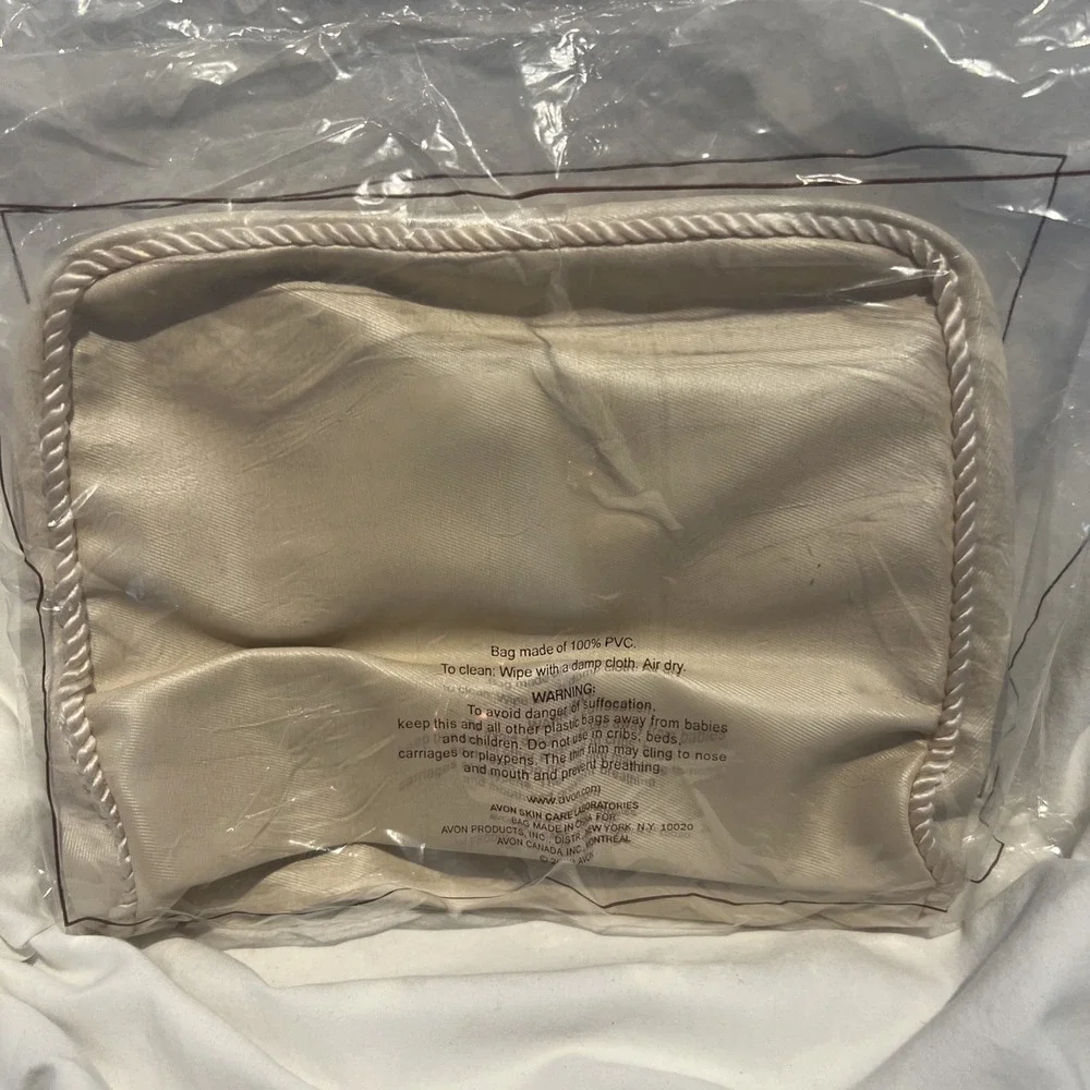 ANEW POSITIVITY‎ 2000 Vintage Avon Beauty Makeup-Cosmetic Bag SEALED!